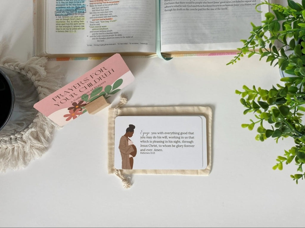 Bible Verse and Prayer Cards For Children