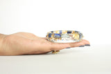 Faceted Bracelet with Lapis Lazuli