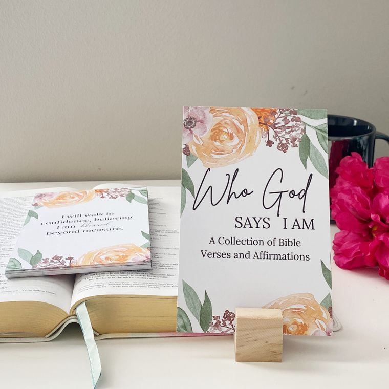 Bible Verse and Affirmation Cards Who God says you