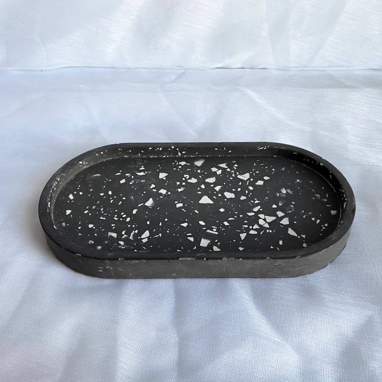 Terrazzo Oval Catch All Trinket Tray