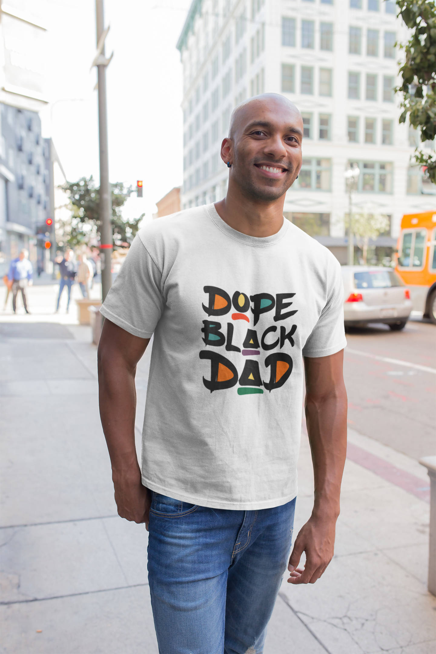 Dope Black Dad Shirt
